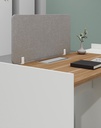 Feta Series- Single side one person workstation with Pedestal having 1 drawer and 1 filing cabinet