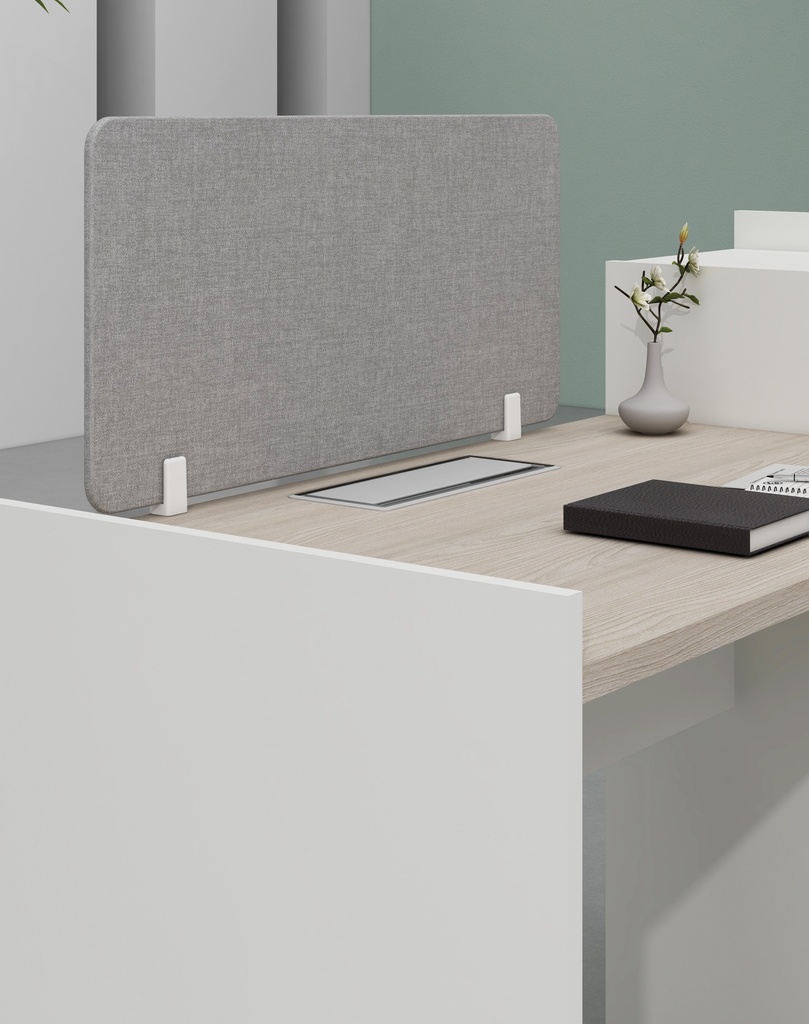 Feta Series- Single side one person workstation with Pedestal having 2 drawers and 1 filing cabinet