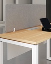 Base Series - Single side workstation (Cluster of 2) Loop leg