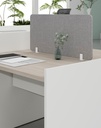 Feta Series - Double side workstation (Cluster of 4) with Pedestal having 2 drawers and 1 filing cabinet