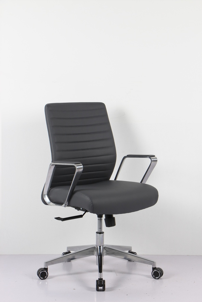 ETHAN PU Leather Mid Back Chair 