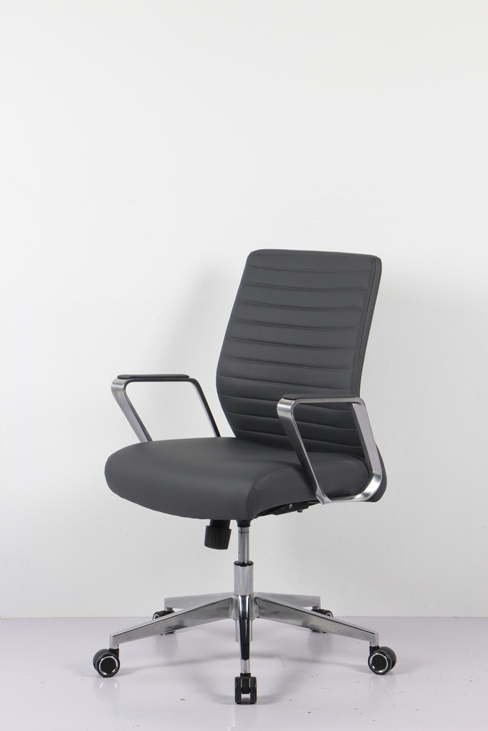 ETHAN PU Leather Mid Back Chair 