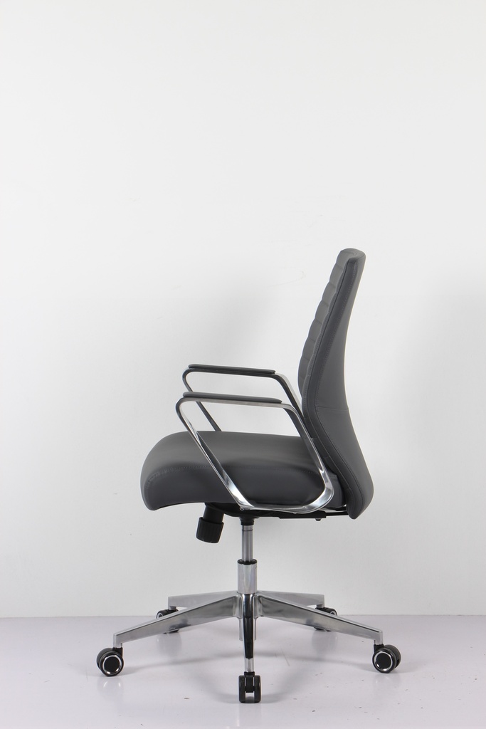 ETHAN PU Leather Mid Back Chair 