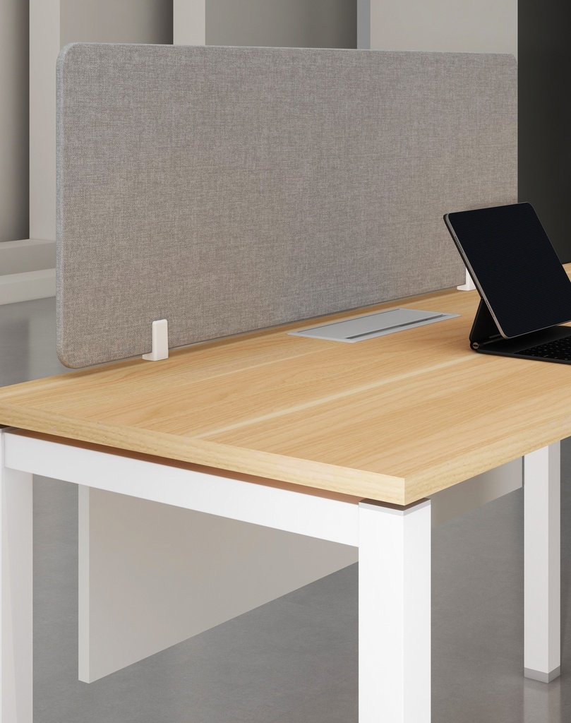 Base Series - Single side workstation (Cluster of 2) Straight leg