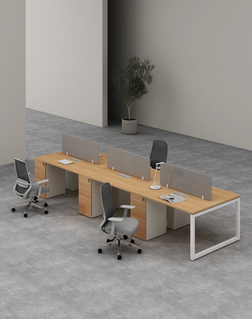 Base Series - Double Side WS (6pax) with 3D Pedestal