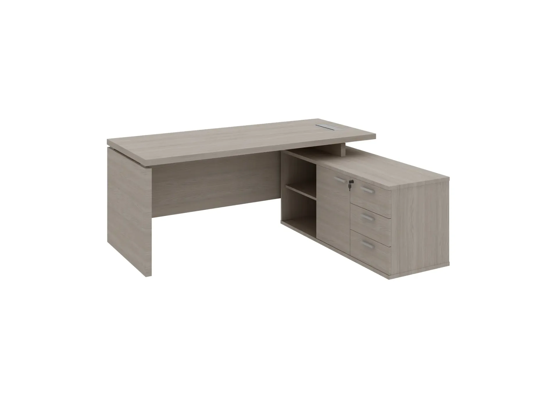 Avitar L-shaped Manager Table with Side return