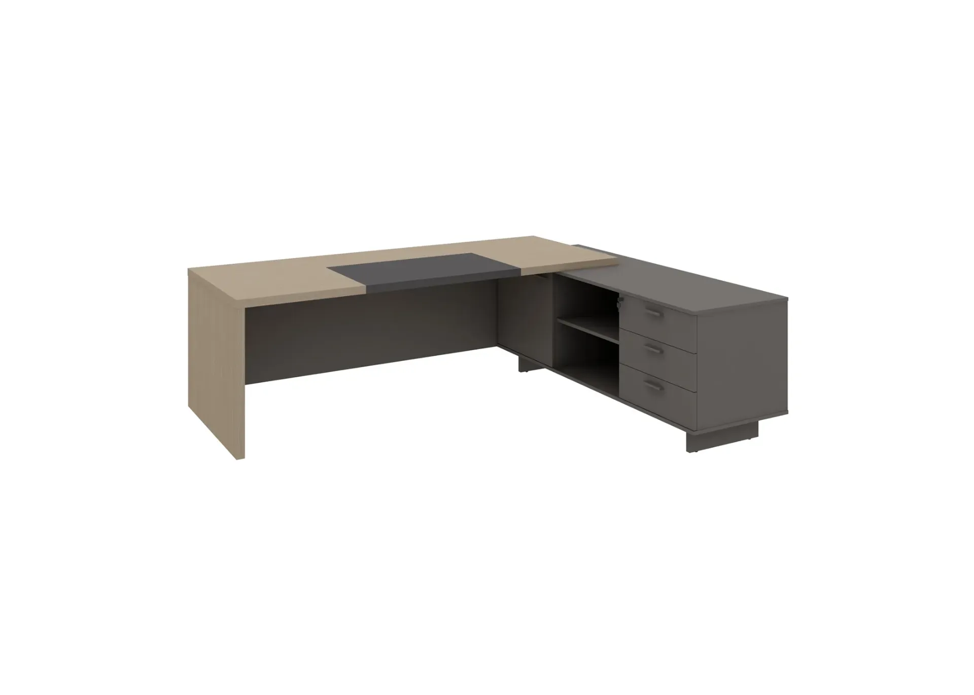 Avitar L-shaped Manager Table with Side return