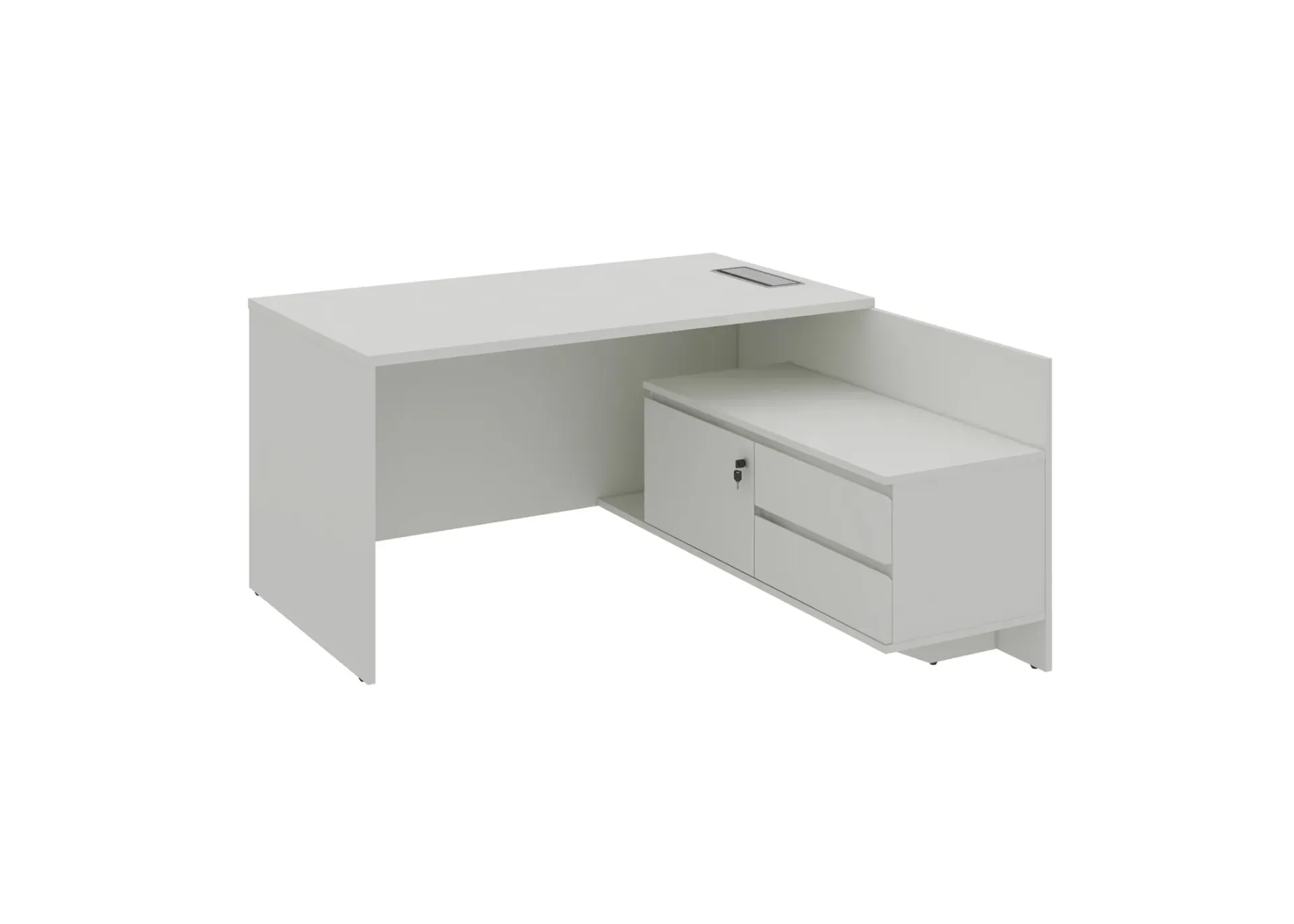 Feta L-shaped Manager Table 
