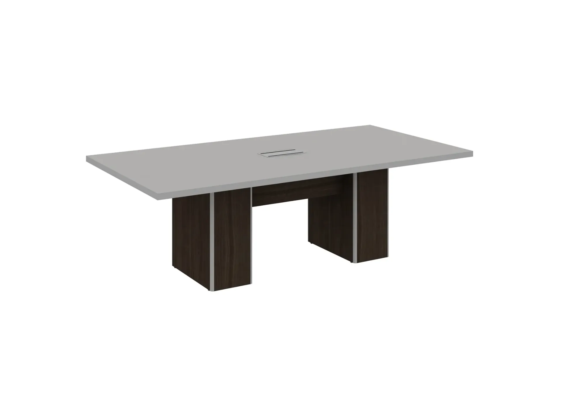 Bofei Rectangular Meeting table (MF006-Dark Walnut, 2400*1200*750)