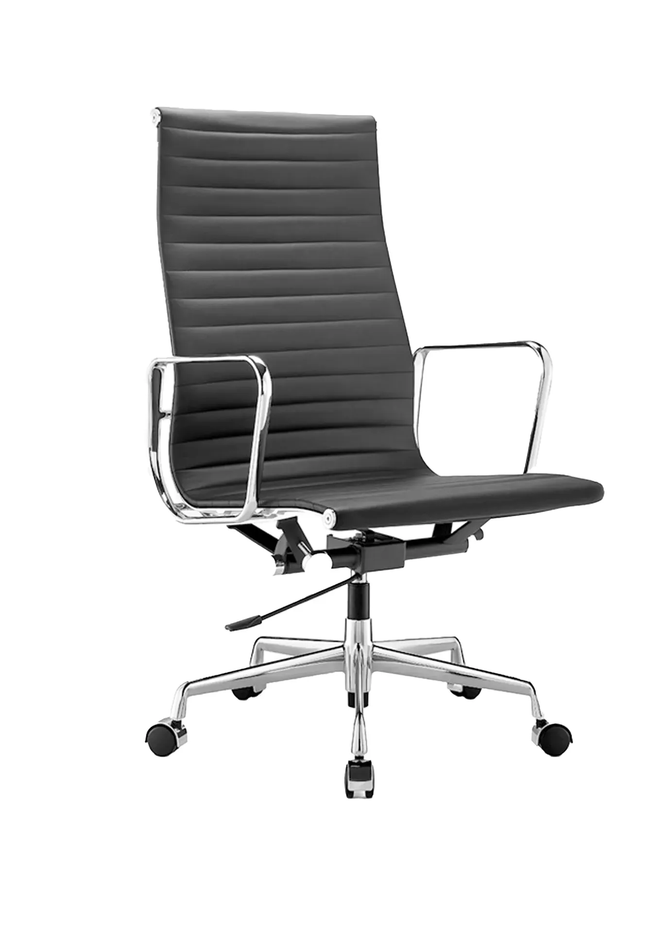 EAMES PU Leather High Back Chair