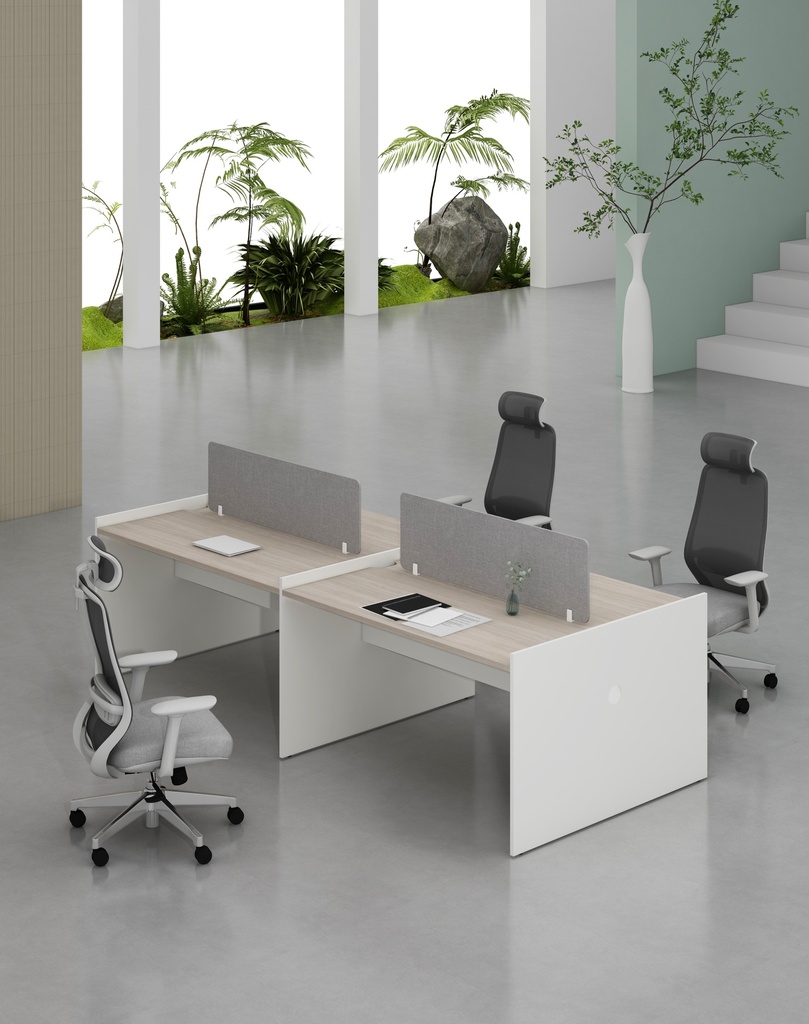 Feta Series - Double side workstation (Cluster of 4)