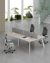 Agile 2 Series - Double side workstation (Cluster of 4)