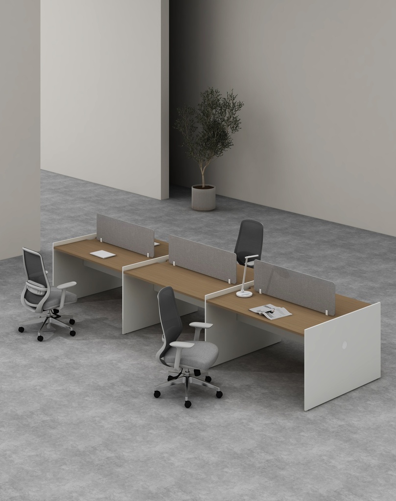 Feta Series - Double side workstation (Cluster of 6)