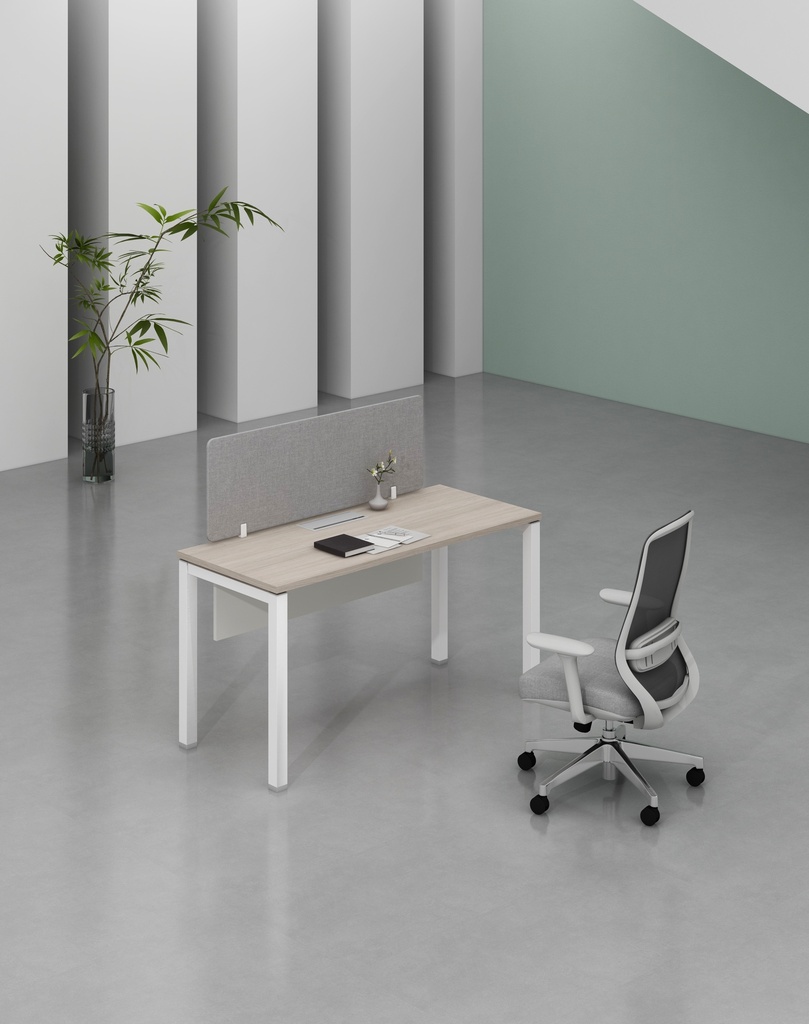 Base Series- Single side one person workstation (Straight leg)