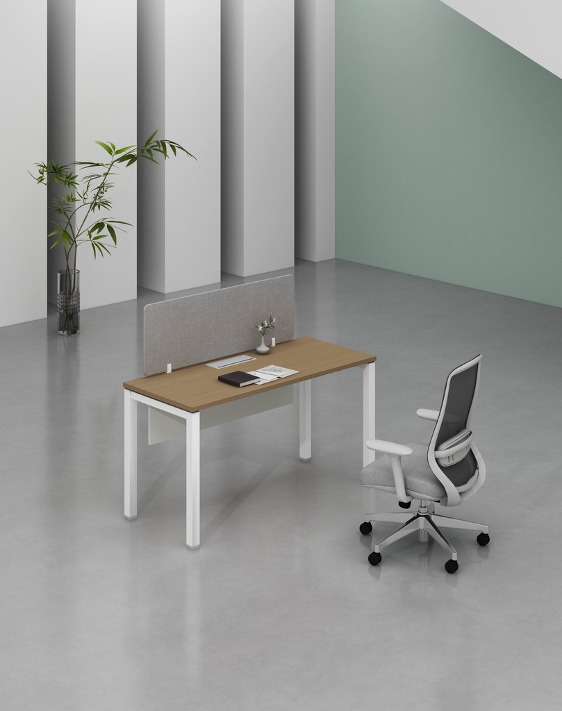 Base Series- Single side one person workstation (Straight leg)