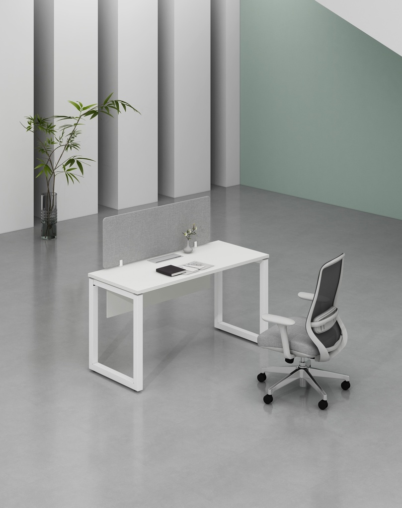Base Series- Single side one person workstation (Loop leg)